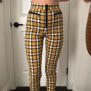 Urban Outfitters zip up stretch pants